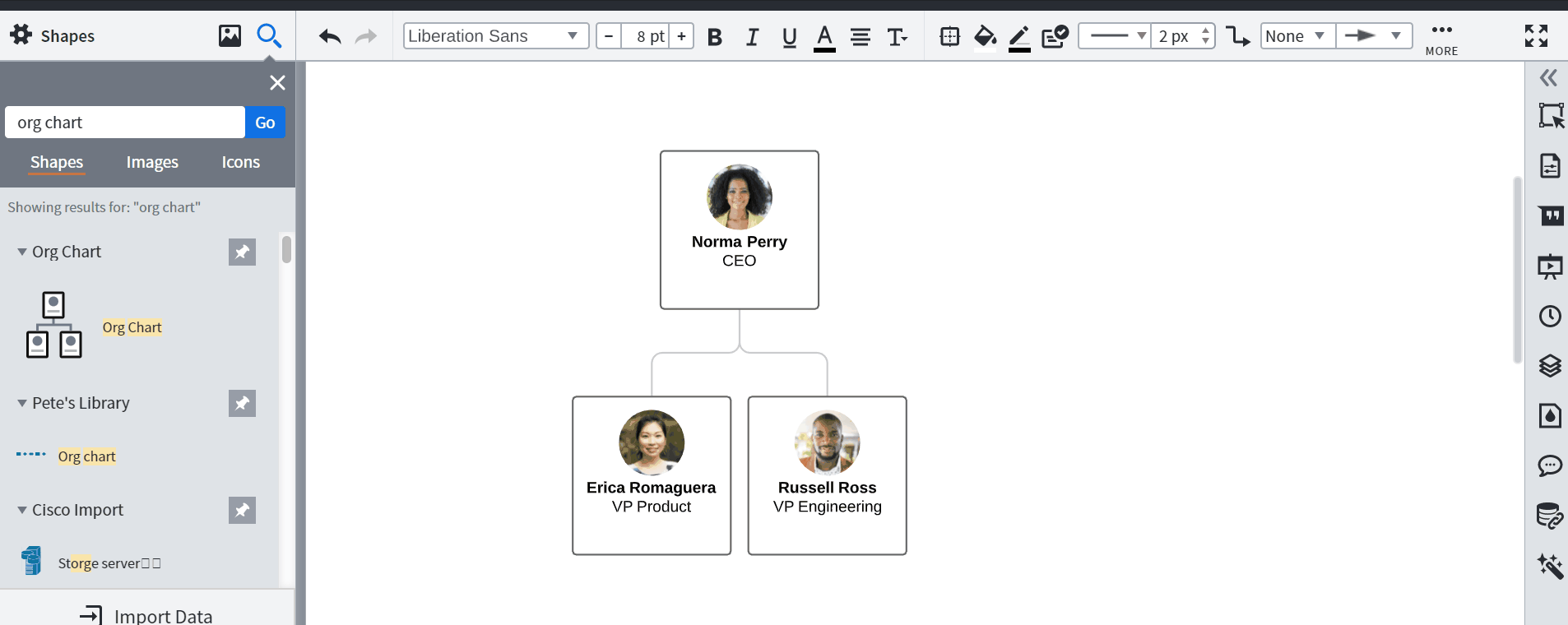How Do I Change The Photo In A An Org Chart Lucidchart